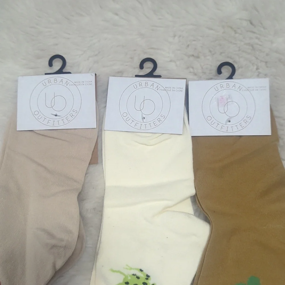 URBAN OUTFITTERS Set of 3 Icon Crew Socks ~ NWT